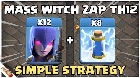 Elixir Management with Zap Witch in Clash of Clans TH12
